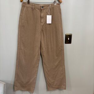 Carly Jean Los Angeles Tan Wide Leg Pants
